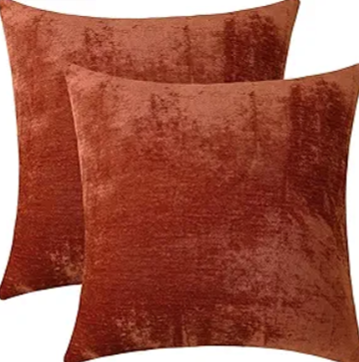 Terracotta Throw Pillow Cover