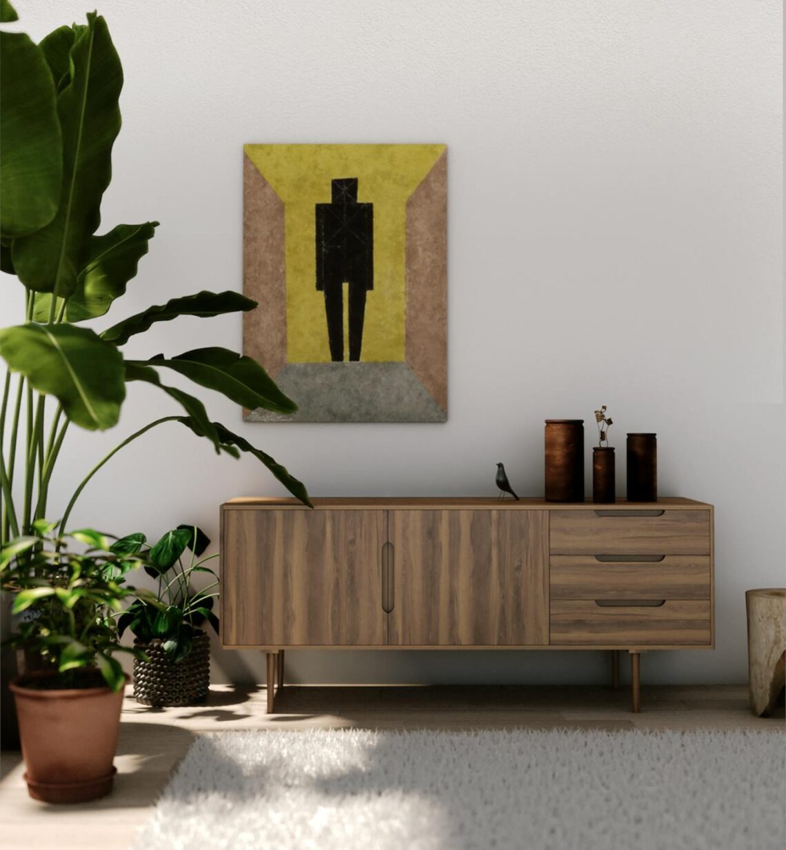 Brown sideborad